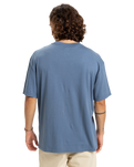 The Quiksilver Mens Salt Water T-Shirt in China Blue