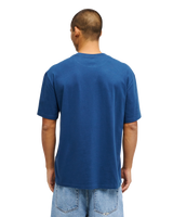 The Quiksilver Mens Salt Water Pocket T-Shirt in Dark Denim