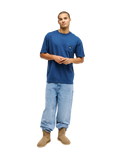 The Quiksilver Mens Salt Water Pocket T-Shirt in Dark Denim