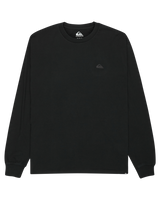 The Quiksilver Mens Salt Water Long Sleeve T-Shirt in Black