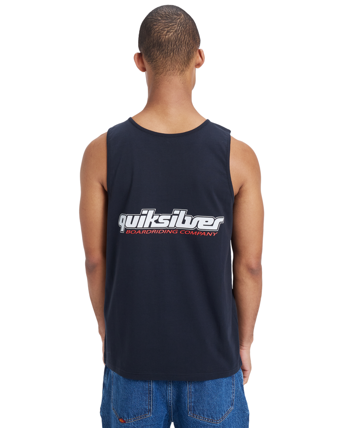 The Quiksilver Mens Archive Mix Vest in Black