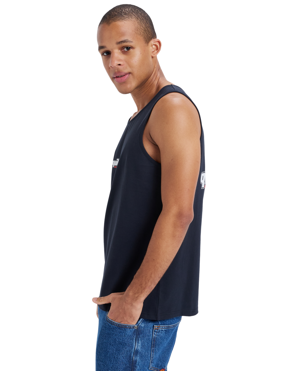 The Quiksilver Mens Archive Mix Vest in Black