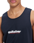 The Quiksilver Mens Archive Mix Vest in Black