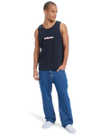 The Quiksilver Mens Archive Mix Vest in Black