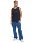 The Quiksilver Mens Archive Mix Vest in Black