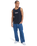 The Quiksilver Mens Archive Mix Vest in Black