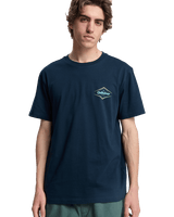 The Quiksilver Mens Dawn T-Shirt in Dark Navy
