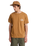 The Quiksilver Mens Bliss Point T-Shirt in Tobacco Brown