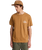 The Quiksilver Mens Bliss Point T-Shirt in Tobacco Brown