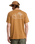 The Quiksilver Mens Bliss Point T-Shirt in Tobacco Brown