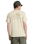 The Quiksilver Mens Bliss Point T-Shirt in Bone White