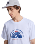 The Quiksilver Mens Fundamental Ride T-Shirt in White