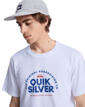 The Quiksilver Mens Fundamental Ride T-Shirt in White