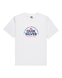 The Quiksilver Mens Fundamental Ride T-Shirt in White