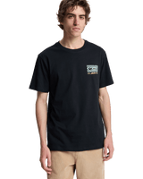 The Quiksilver Mens Ripples T-Shirt in Black