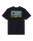 The Quiksilver Mens Ripples T-Shirt in Black