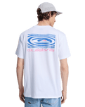 The Quiksilver Mens Ripples T-Shirt in White