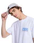 The Quiksilver Mens Ripples T-Shirt in White