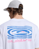 The Quiksilver Mens Ripples T-Shirt in White