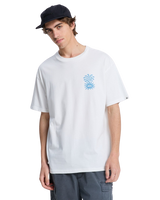 The Quiksilver Mens EVO Blossom Of Peace T-Shirt in Snow White