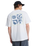 The Quiksilver Mens EVO Blossom Of Peace T-Shirt in Snow White