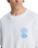 The Quiksilver Mens EVO Blossom Of Peace T-Shirt in Snow White
