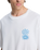 The Quiksilver Mens EVO Blossom Of Peace T-Shirt in Snow White