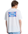 The Quiksilver Mens EV Starfish Stamp T‑Shirt in Snow White