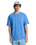 The Quiksilver Mens EV Fade Spectrum T-Shirt in Riviera