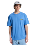 The Quiksilver Mens EV Fade Spectrum T-Shirt in Riviera