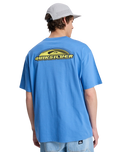 The Quiksilver Mens EV Fade Spectrum T-Shirt in Riviera