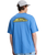 The Quiksilver Mens EV Fade Spectrum T-Shirt in Riviera