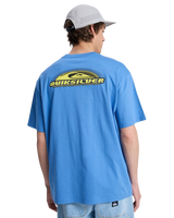 The Quiksilver Mens EV Fade Spectrum T-Shirt in Riviera