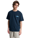 EV Fade Spectrum T-Shirt in Dark Navy