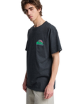 The Quiksilver Mens Hellbender T-Shirt in Black