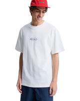 The Quiksilver Mens Flowers Surfing T-Shirt in Snow White
