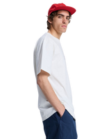 The Quiksilver Mens Flowers Surfing T-Shirt in Snow White