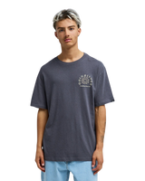 Curve Palm T-Shirt in Iron Gate