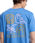 The Quiksilver Mens Tap In T-Shirt in Riviera