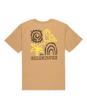 The Quiksilver Mens Tap In T-Shirt in Khaki