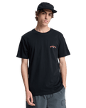 The Quiksilver Mens Tap In T-Shirt in Black