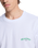 The Quiksilver Mens Tap In T-Shirt in White