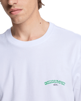 The Quiksilver Mens Tap In T-Shirt in White