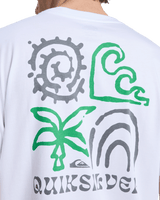 The Quiksilver Mens Tap In T-Shirt in White