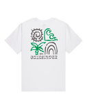 The Quiksilver Mens Tap In T-Shirt in White