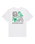 The Quiksilver Mens Tap In T-Shirt in White