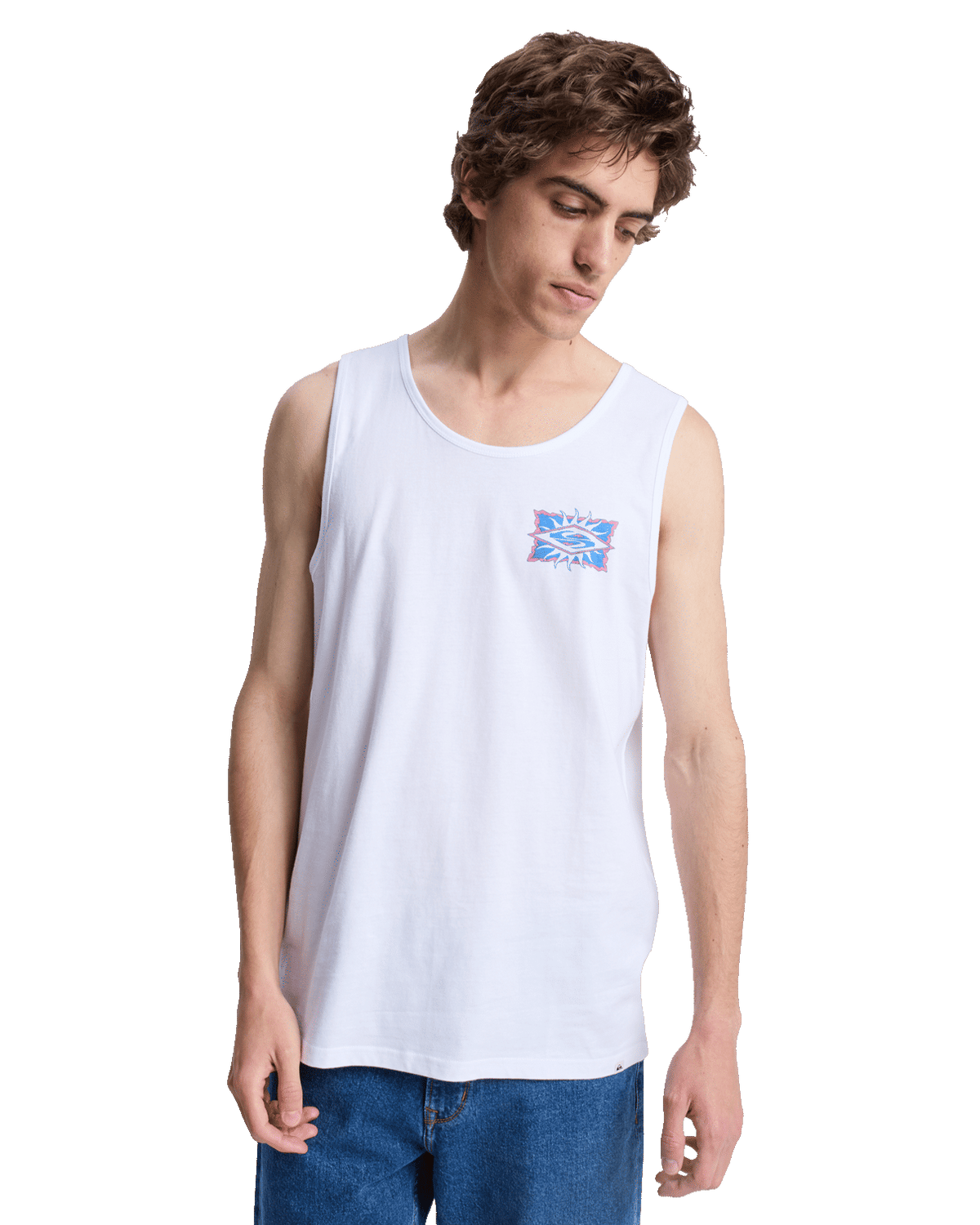 EV Starfish Stamp Vest in White
