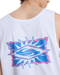 EV Starfish Stamp Vest in White