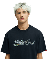 The Quiksilver Mens Vortex T-Shirt in Black