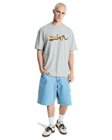 Vortex T-Shirt in Light Grey Heather